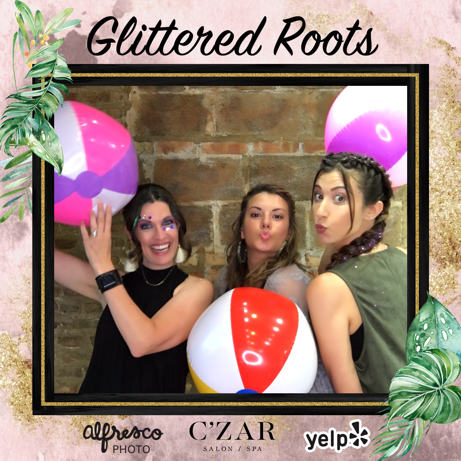 Yelp Elite: Glittered Roots | View more photos from the event at events.alfrescophoto.com/u/AlfrescoPhoto/Yelp-Elite-Glittered-Roots